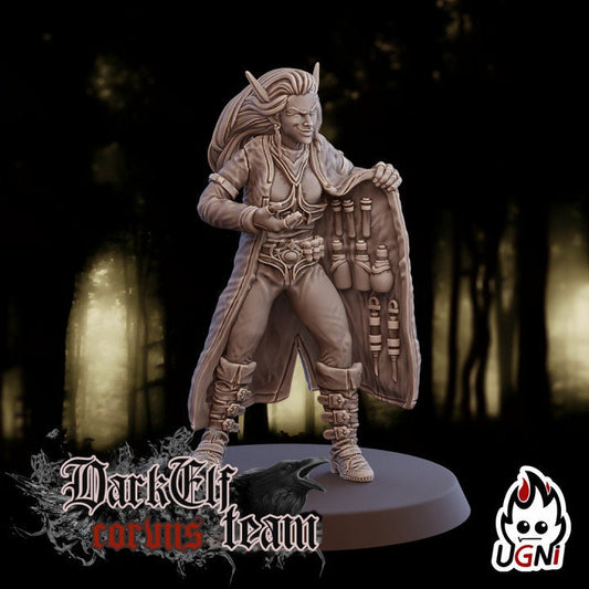 Dark Elf Apothecary | Apothecary | Fantasy Football UGNI Miniatures - TheMajorLab