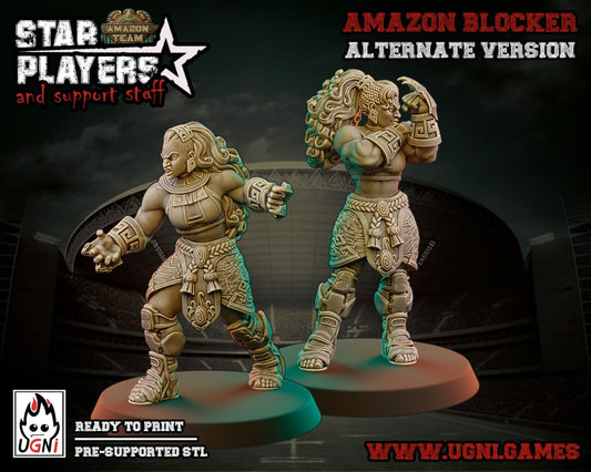 2x Amazon Blockers Fantasy Football UGNI Miniatures - TheMajorLab