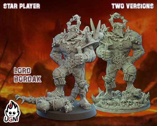 Lord Bordak Chaos Star Player Fantasy Football UGNI Miniatures - TheMajorLab