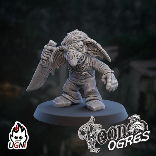 Fredi and Chaki | Ogre | Gnoblar Star Player for Fantasy Football UGNI Miniatures - TheMajorLab