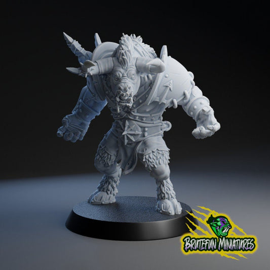 Minotaur | Big Guy for Fantasy Football Brutefun Miniatures - TheMajorLab