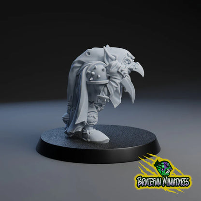 Goblin Black Star Player Brutefun Miniature Fantasy Football for Goblin Team