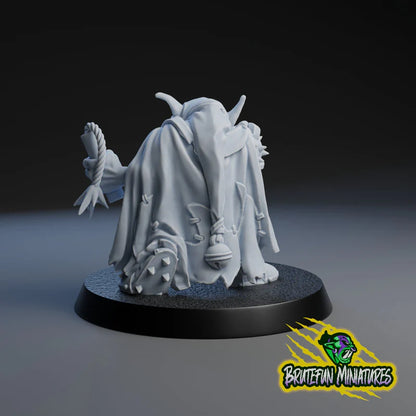 Goblin Black Star Player Brutefun Miniature Fantasy Football for Goblin Team