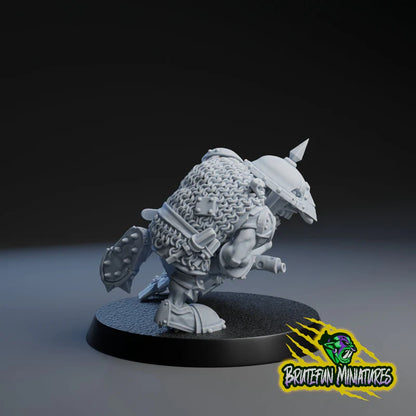 Goblin Team Chainsaw Star Player Brutefun Miniature Fantasy Football