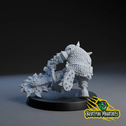 Goblin Team Chainsaw Star Player Brutefun Miniature Fantasy Football