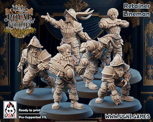 Royal Nobility | Conquistadors Style | Fantasy Football UGNI Miniatures - TheMajorLab