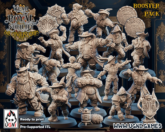 Royal Nobility | Conquistadors Style | Fantasy Football UGNI Miniatures - TheMajorLab