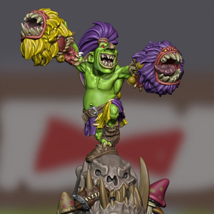 Goblin Cheerleader | Fantasy Football Brutefun Miniatures - TheMajorLab