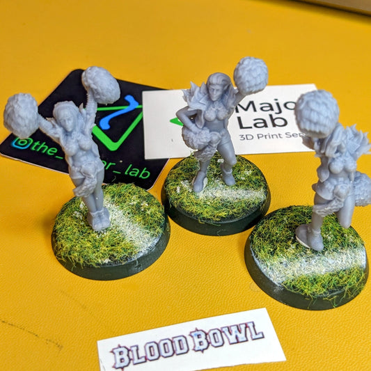 3x Vampire Cheerleaders | Fantasy football UGNI Miniatures - TheMajorLab