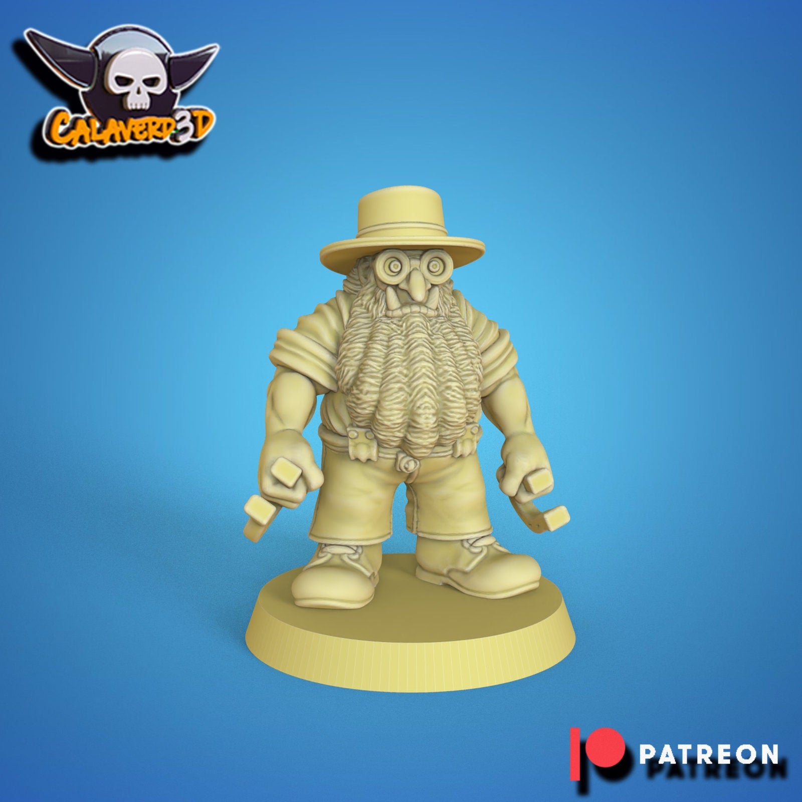 Chaos Dwarf Team Fantasy Football Calaverd3D - TheMajorLab