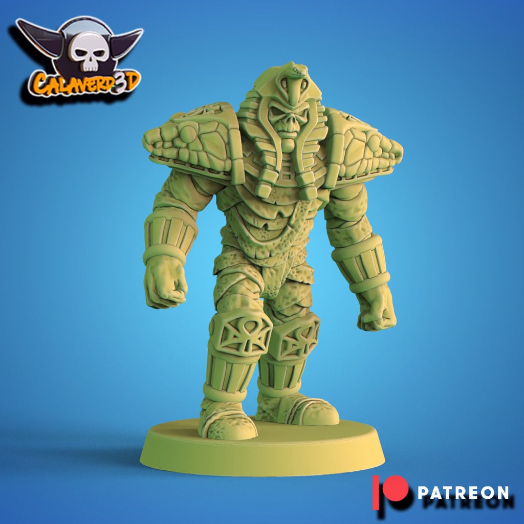 Mummy Star Player Fantasy Football Khemri Necromantic Team Calaverd 3D - TheMajorLab