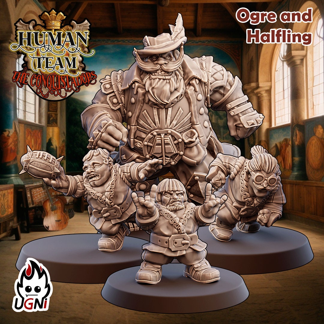 Human Team | Fantasy football  UGNI Miniatures - TheMajorLab