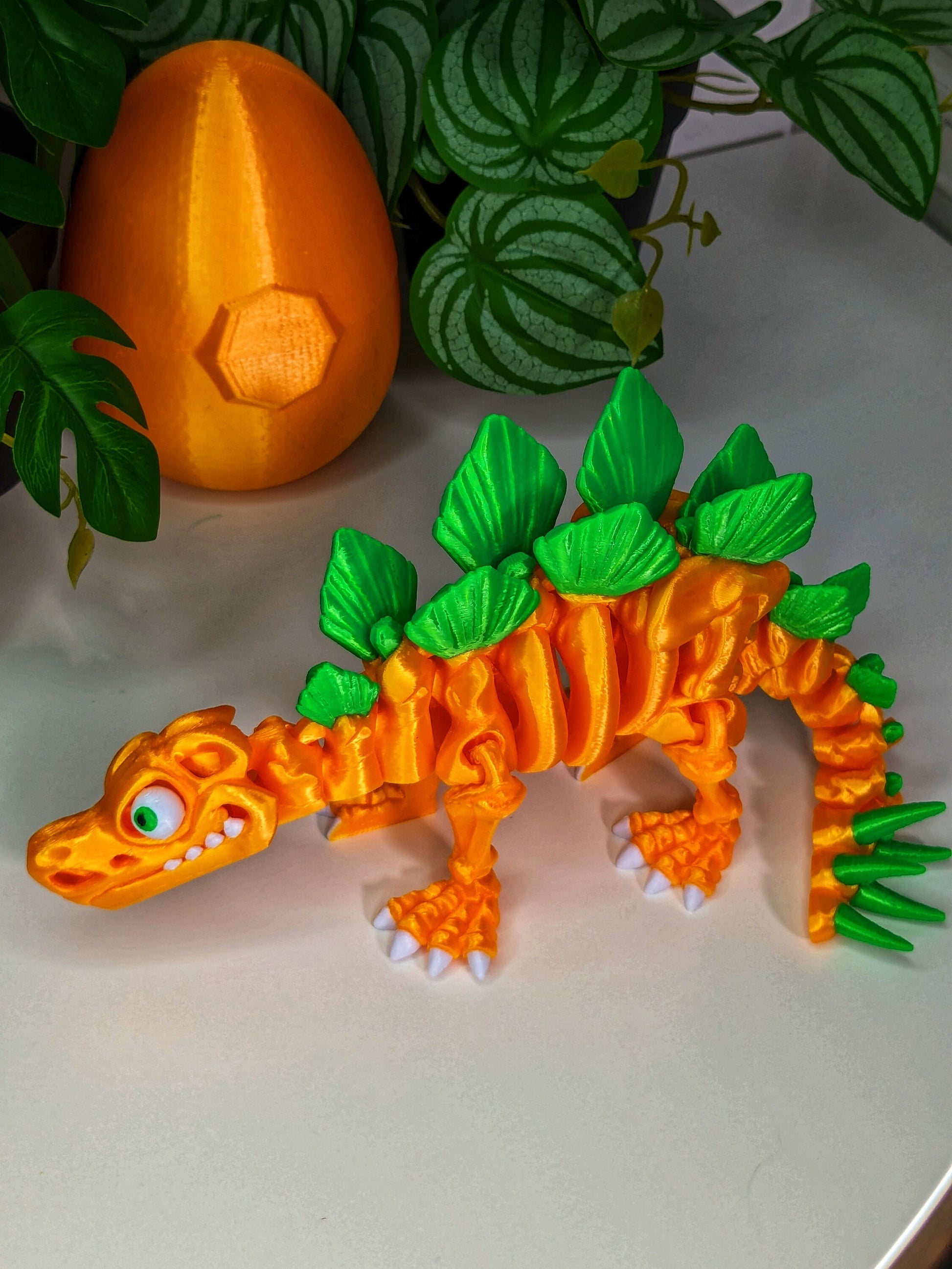 Articulate Stegosaurus Toy Skeleton Dinosaur Flexy Factory Tik Tok - TheMajorLab
