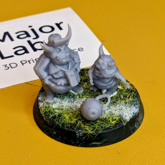 Nurgle Referee & Assistant Fantasy Football UGNI Miniatures - TheMajorLab