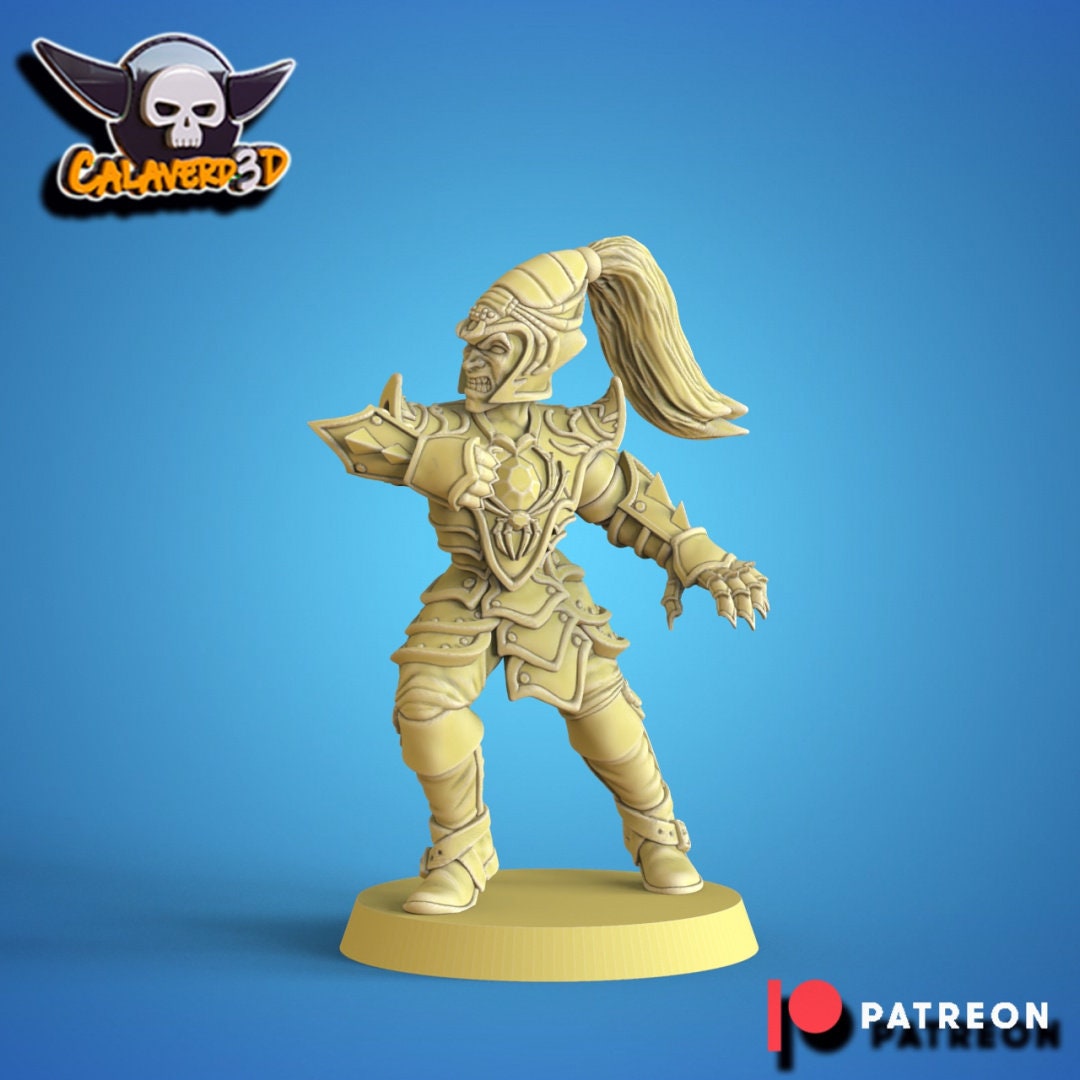 Dark Elf Team Fantasy football Calaverd3D - TheMajorLab