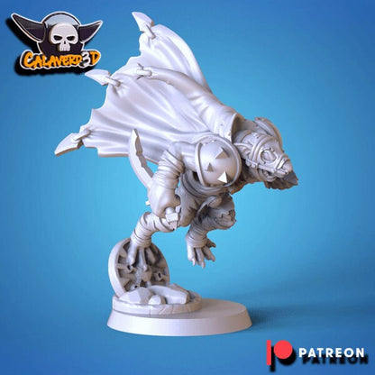 Ratmen Star Player Fantasy Football Skaven Calaverd 3D - TheMajorLab