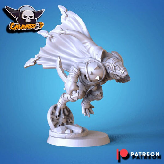 Ratmen Star Player Fantasy Football Skaven Calaverd 3D - TheMajorLab