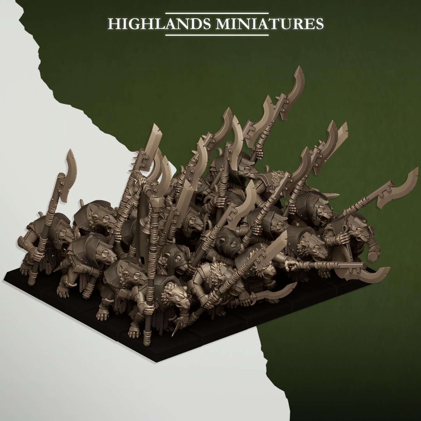 Sewer Vermin Ratmen Army Catapult Bundle – Skaven Miniatures for Tabletop Wargames | Warhammer The Old World & More | Highland Miniatures