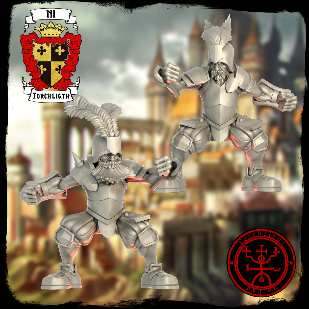 NI Nobility Team for Fantasy Football miniature Tabletop Game Torchlight Models