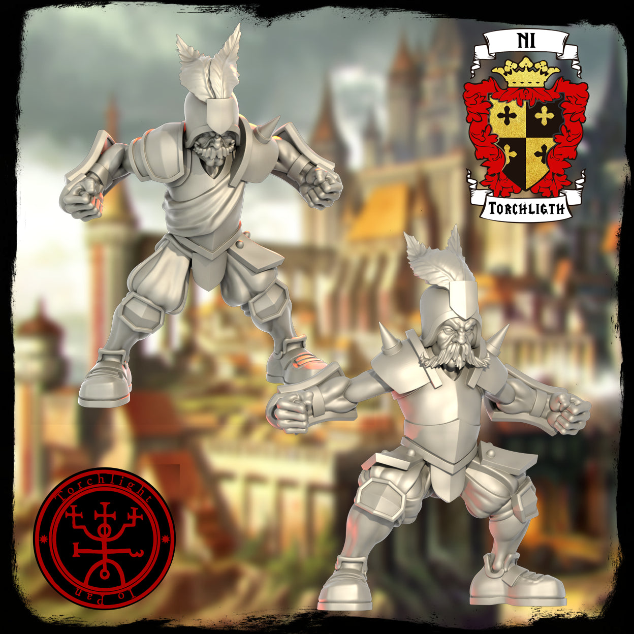 NI Nobility Team for Fantasy Football miniature Tabletop Game Torchlight Models