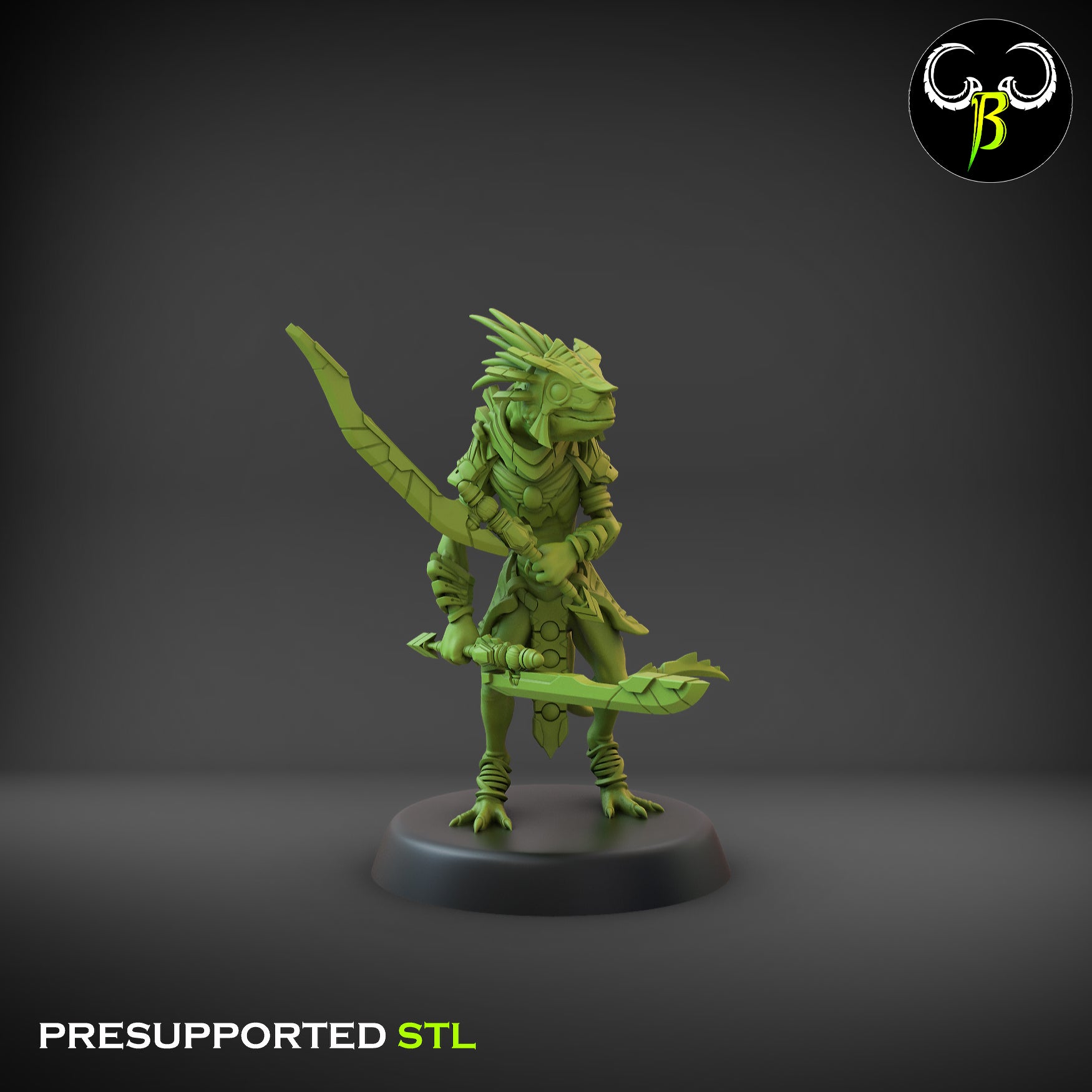 Nova guard Squad - Starscales -  Lizardmen Army -  Clay Beast Creations - TheMajorLab