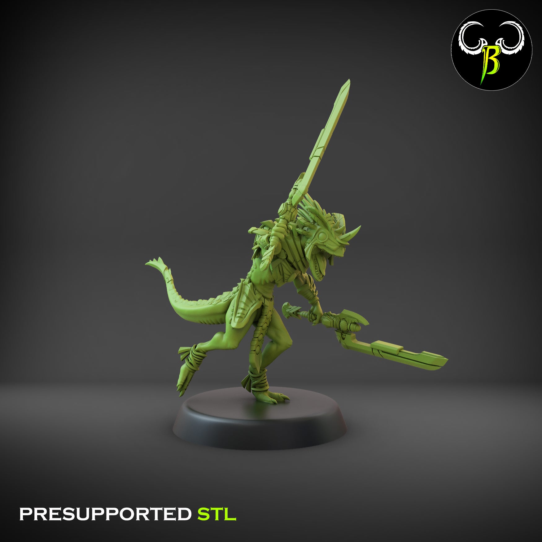 Nova guard Squad - Starscales -  Lizardmen Army -  Clay Beast Creations - TheMajorLab