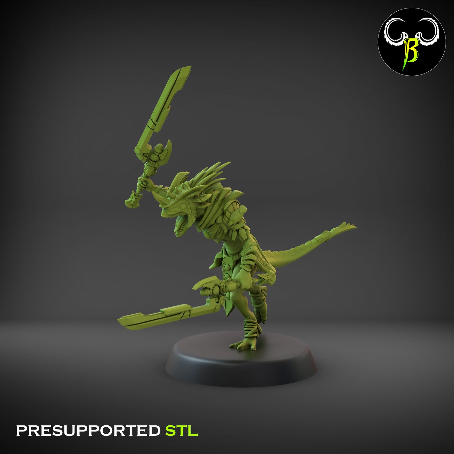 Nova guard Squad - Starscales -  Lizardmen Army -  Clay Beast Creations - TheMajorLab