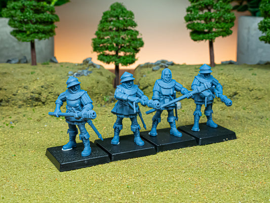 Gallia Shooters: Handgunners – Humankind Army - Highlands Miniatures