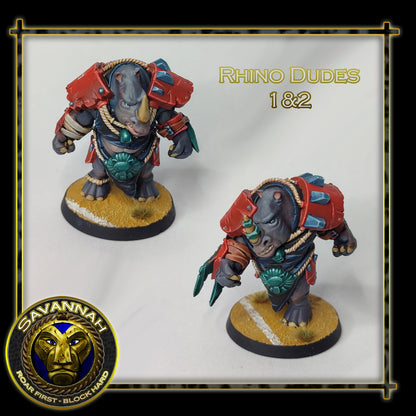 Savannah Blorc Brute Orcs Team for Fantasy Football Miniature Tabletop Game Galladur