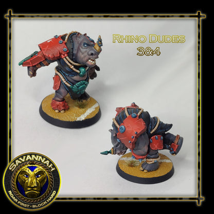 Savannah Blorc Brute Orcs Team for Fantasy Football Miniature Tabletop Game Galladur