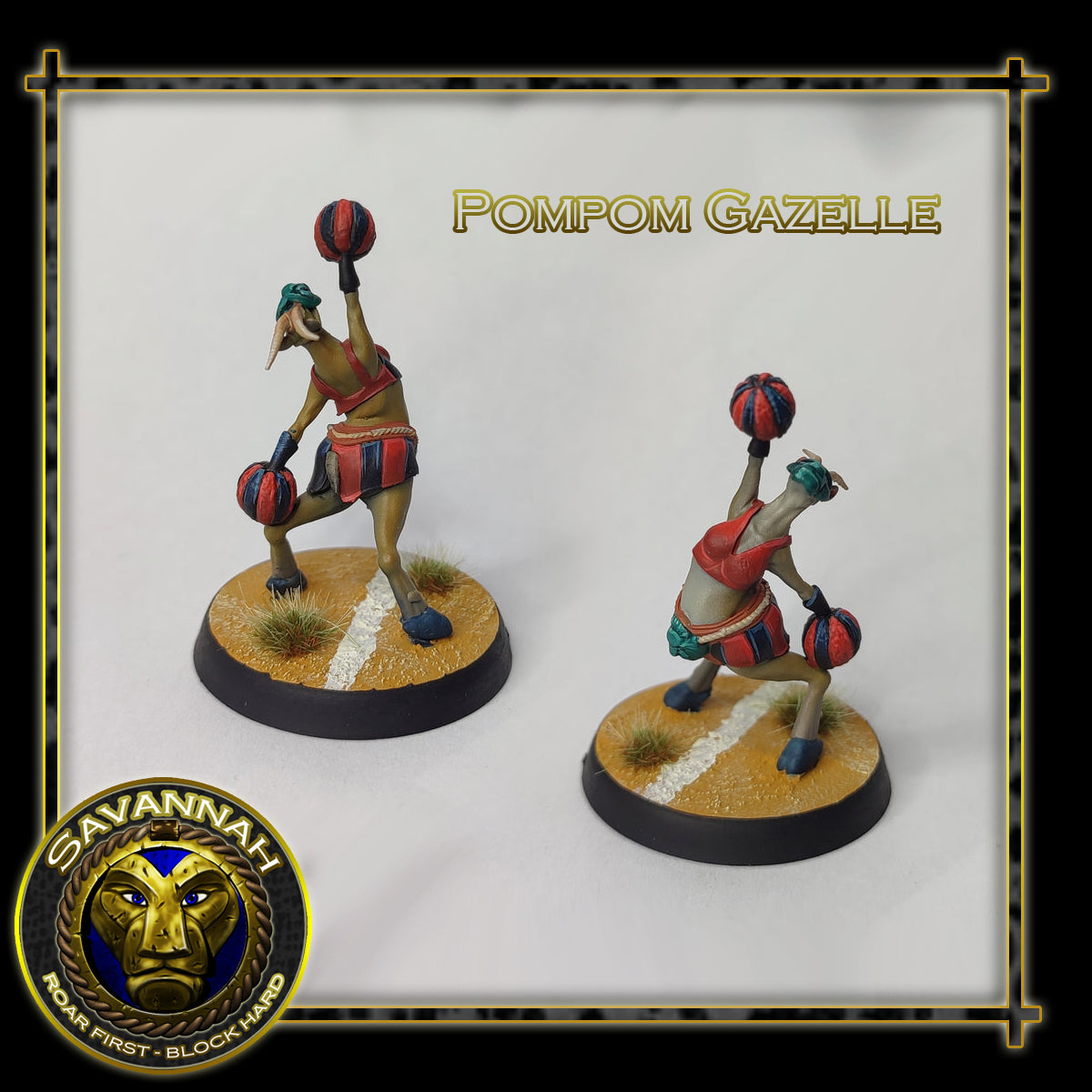 Savannah Blorc Brute Orcs Team for Fantasy Football Miniature Tabletop Game Galladur