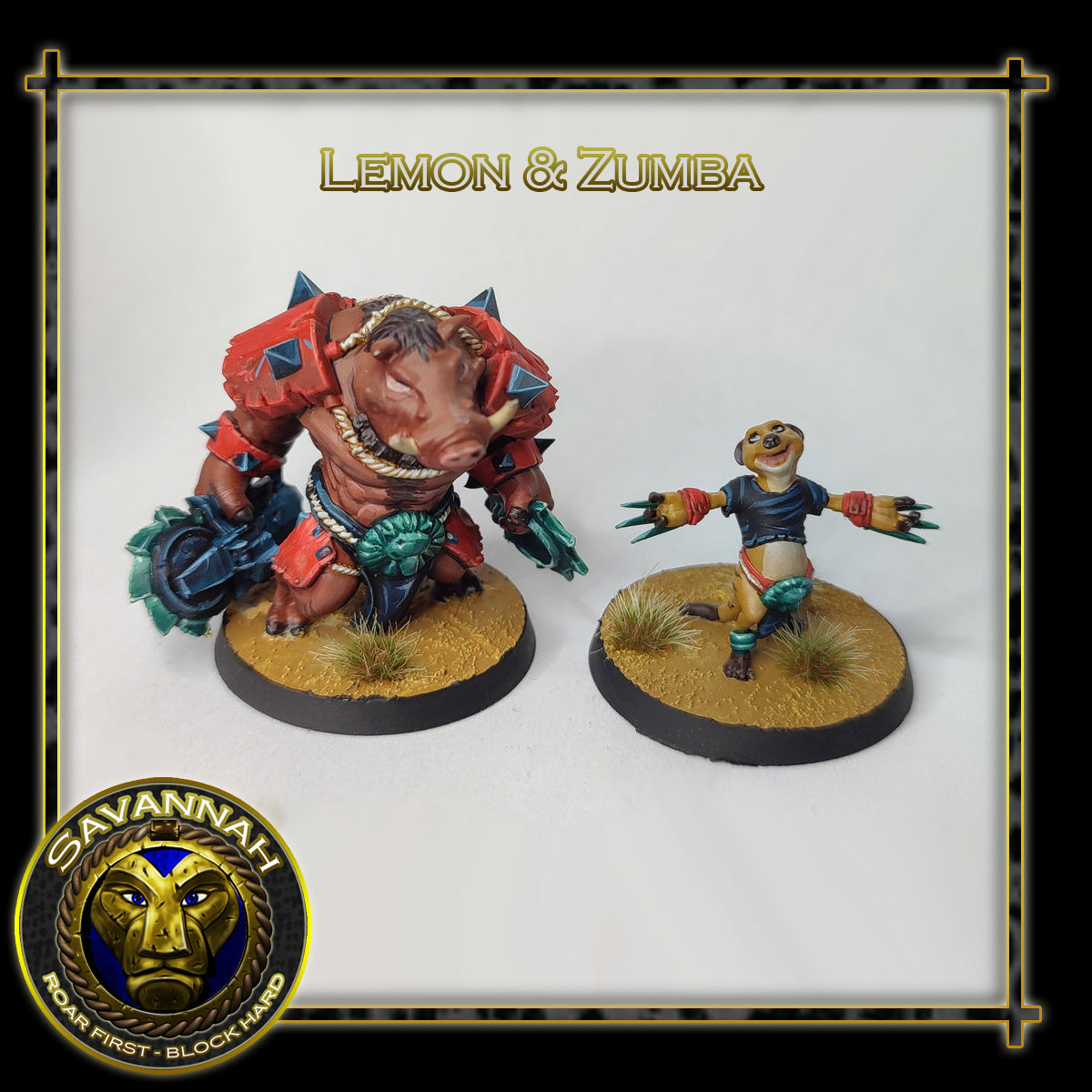 Savannah Blorc Brute Orcs Team for Fantasy Football Miniature Tabletop Game Galladur