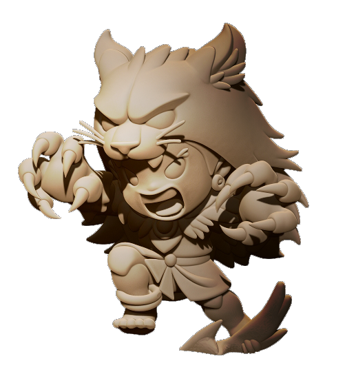 Chibi Amazons – Amazon Fantasy Football Team – High Quality Resin Miniatures – Big Head Chibi