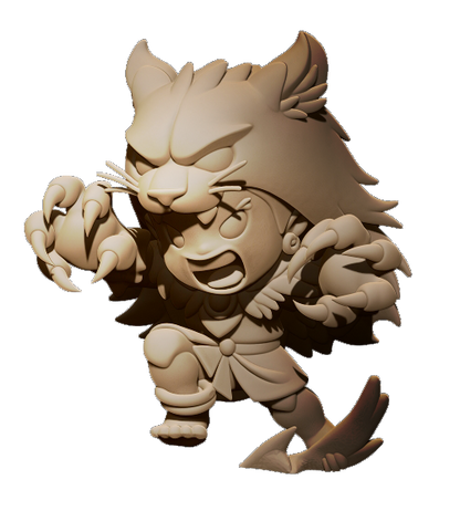 Chibi Amazons – Amazon Fantasy Football Team – High Quality Resin Miniatures – Big Head Chibi