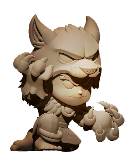 Chibi Amazons – Amazon Fantasy Football Team – High Quality Resin Miniatures – Big Head Chibi