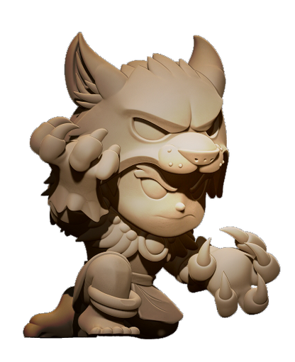 Chibi Amazons – Amazon Fantasy Football Team – High Quality Resin Miniatures – Big Head Chibi