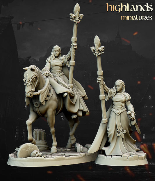 Damsel of the Lady  - Highlands Miniatures