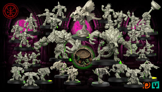 The Underworld Team for Fantasy Football Miniature Tabletop Game Torchlight Models