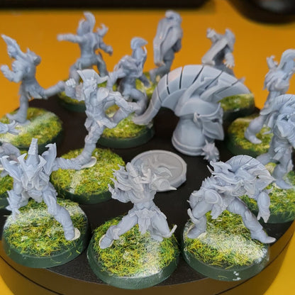 Dark Elves Team Fantasy Football Realm of paths miniatures