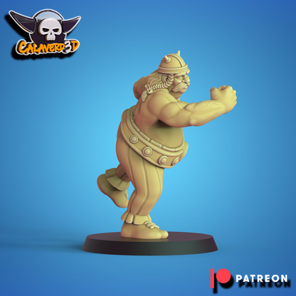 The Irreductible Gauls – Norse Blood Fantasy Football Bowl Team (16 Miniatures, Calaverd3D)