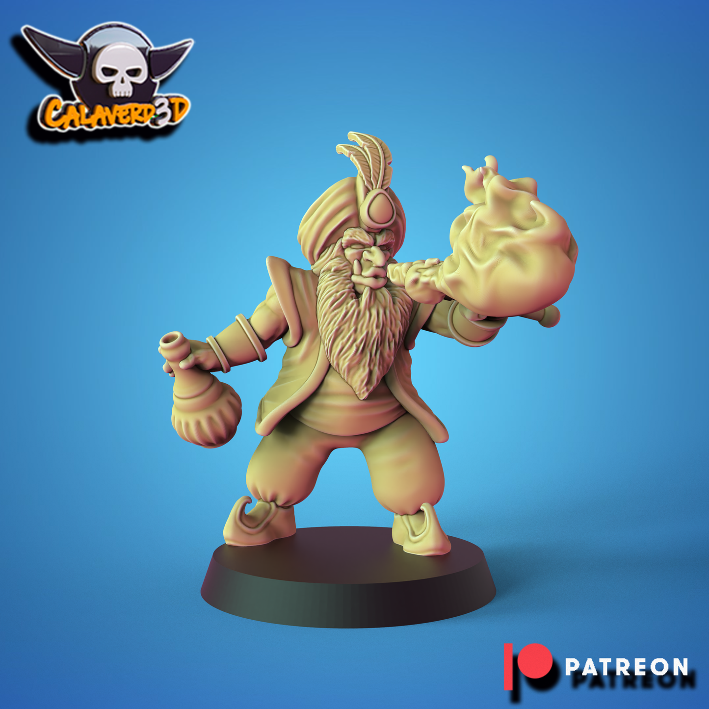 Arabian Nights Chaos Dwarf Team Fantasy Football Calaverd3D