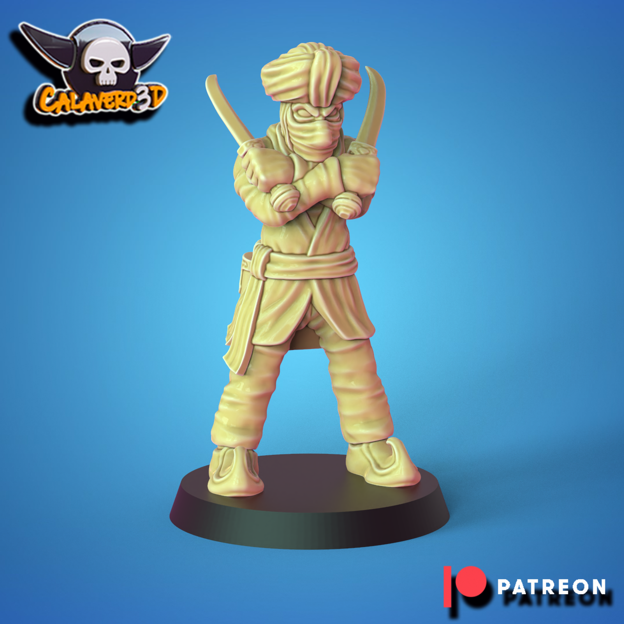 Arabian Nights Chaos Dwarf Team Fantasy Football Calaverd3D