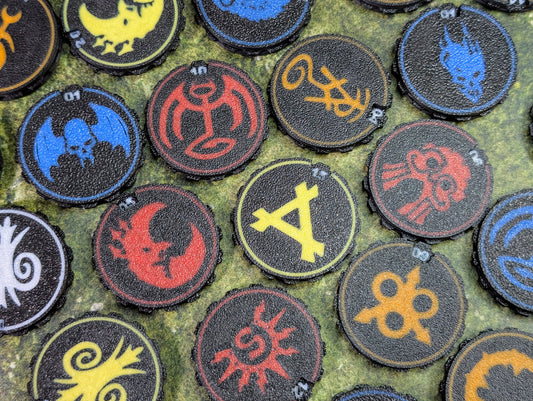 16 Wound Life Tracker for Wargames Compatible with Age of Sigmar, Warhammer 40K Dungeons & Dragons