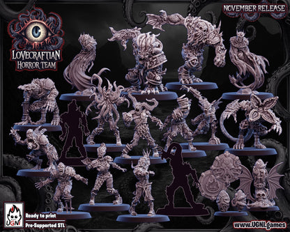 Necromantic Lovecraftian Horror Blood Undead Fantasy Football Team UGNI Miniatures