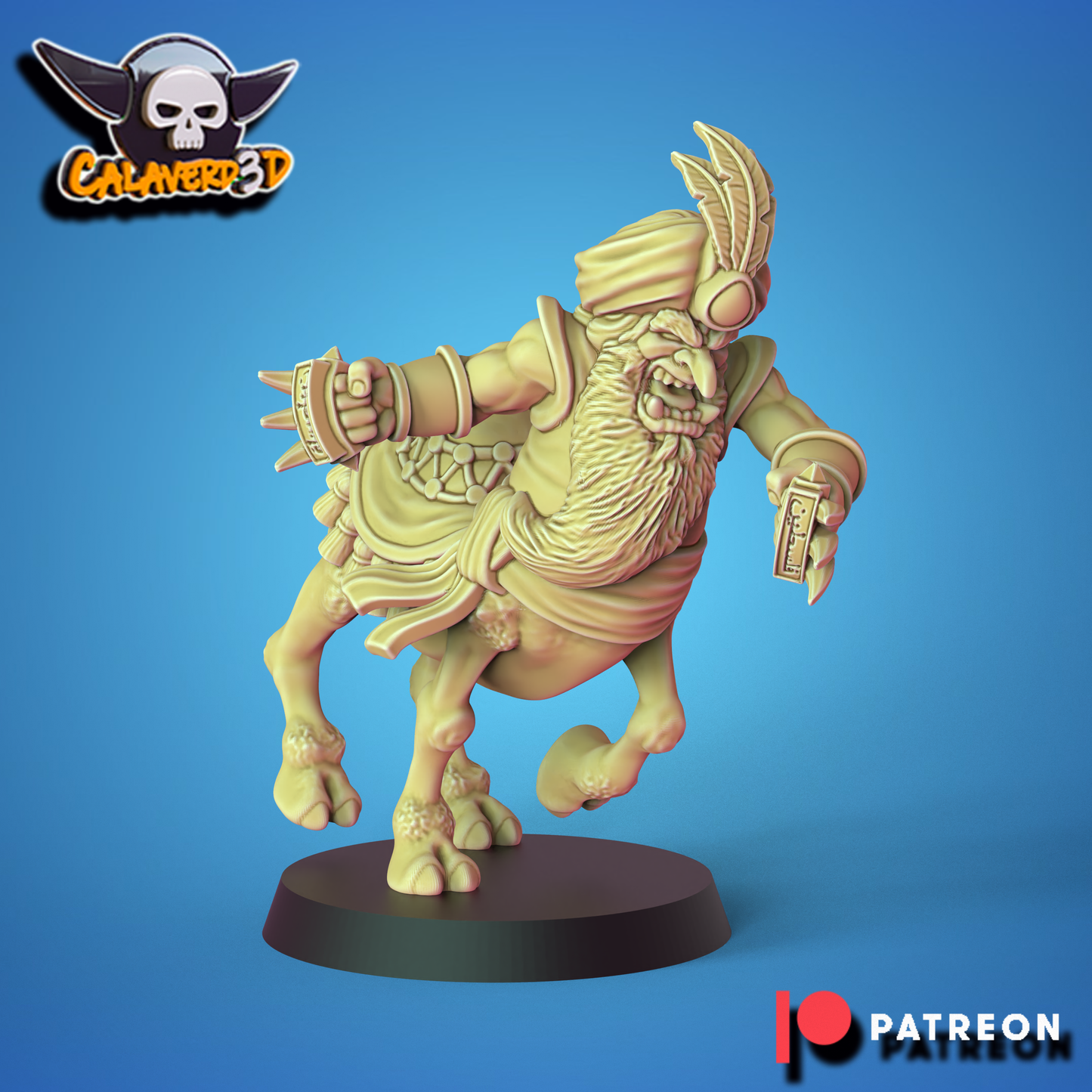 Arabian Nights Chaos Dwarf Team Fantasy Football Calaverd3D