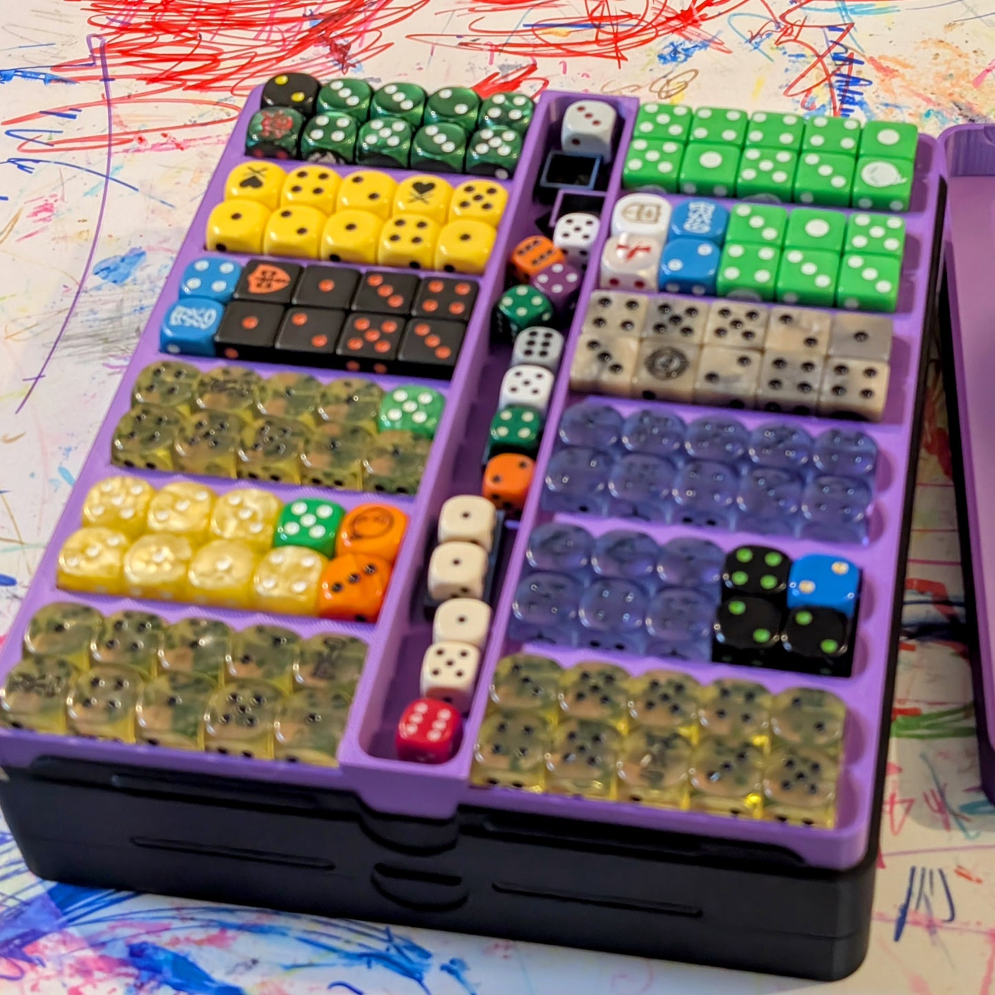 Wargame Organizer - Dice Holder, Objectives and Tokens all in one place