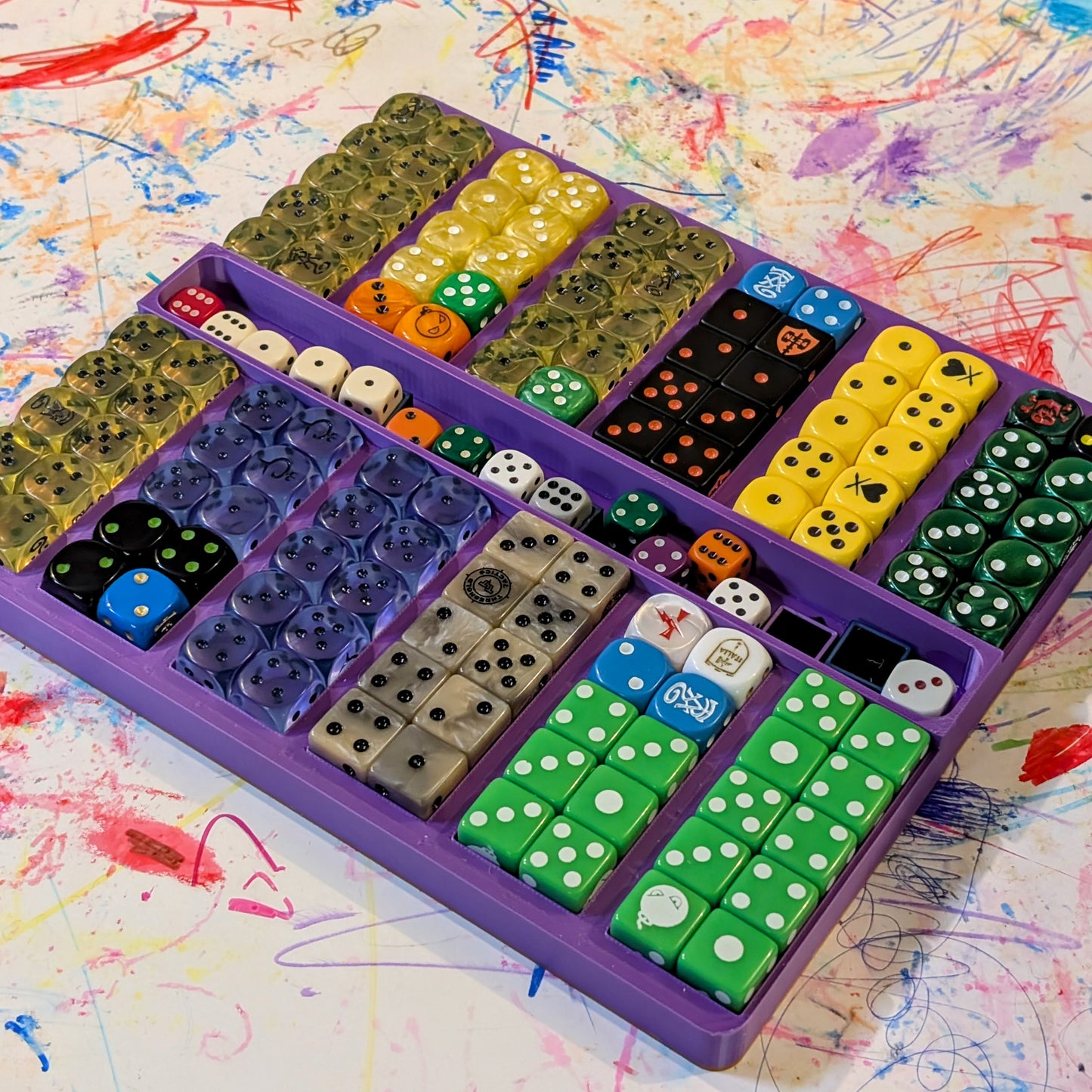 Wargame Organizer - Dice Holder, Objectives and Tokens all in one place