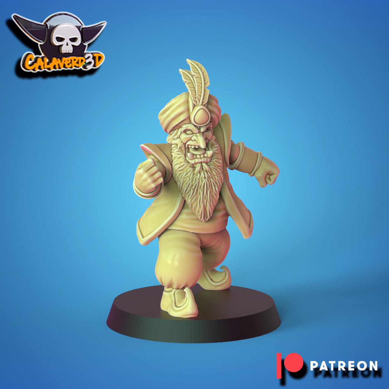 Arabian Nights Chaos Dwarf Team Fantasy Football Calaverd3D