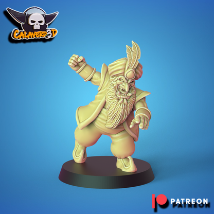 Arabian Nights Chaos Dwarf Team Fantasy Football Calaverd3D