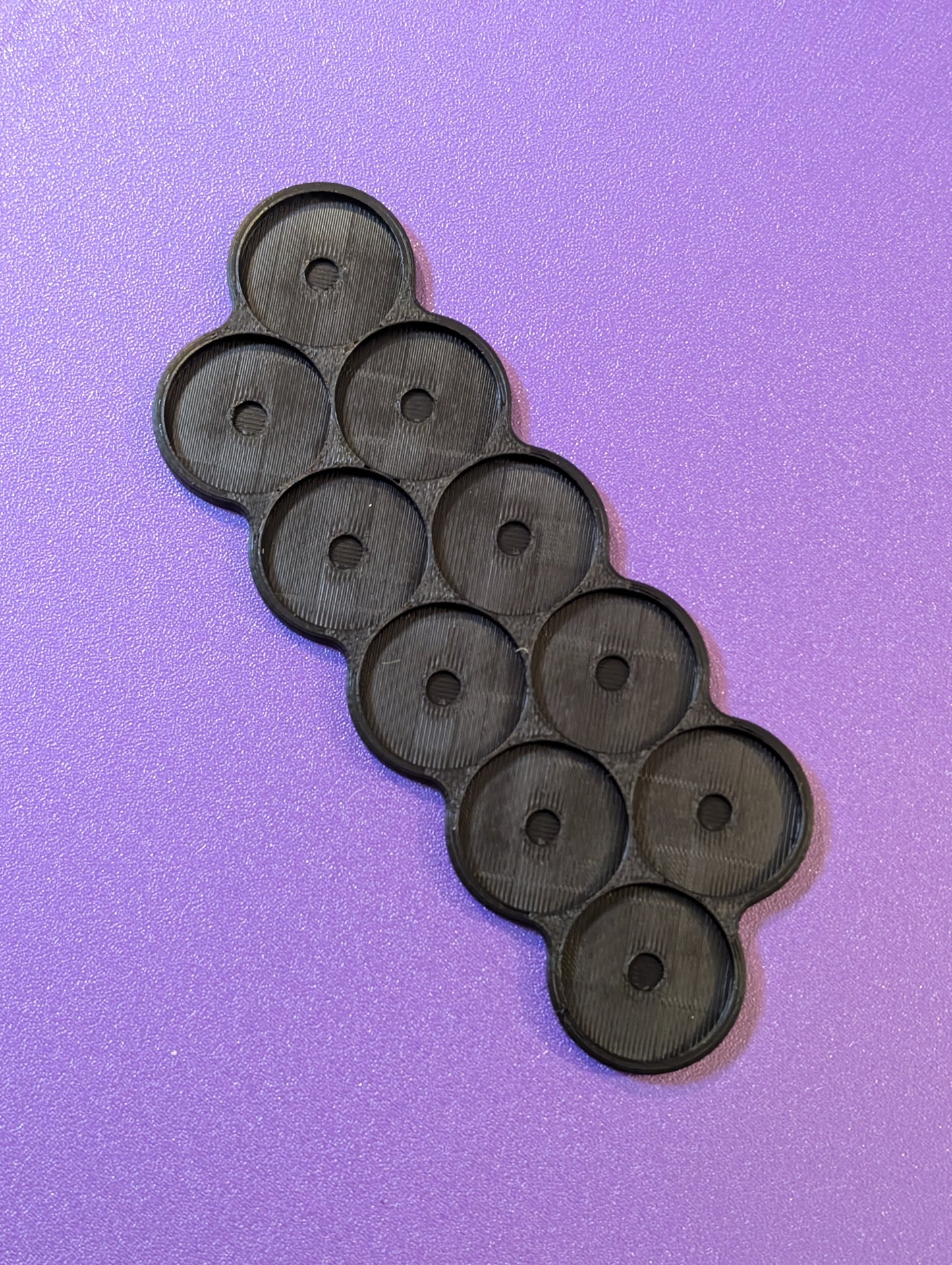 Round Movement Tray 25mm 32mm 40 mm – Movement Trays for Tabletop Games, Warhammer, Age of Sigmar, 40k, Horus Heresy with magnet hole